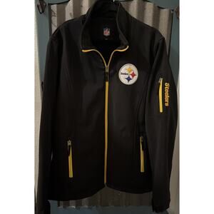 Pittsburgh Steelers Inside Handoff Medium Weight Full-Zip Jacket Coat Men’s XL